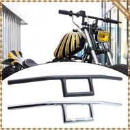 [WhstrongMY] Motorcycle Handlebar 25mm Retro Drag Bar Premium Iron Spare Part Component Sturdy Handl