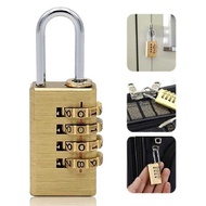 Suitcase Padlock Number Code Padlock 4 Digit Combination Solid Brass 21x59mm Combination Suitcase Pa
