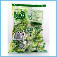 Oishi O Puff Matcha Green Tea Cream Filled Marshmallows 84g 24pcs