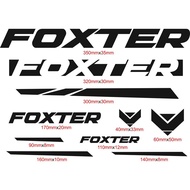 ♞FOXTER Bike Vinyl Sticker Decal for Mountain Bike and Road Bike