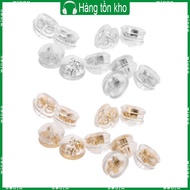 WIN Portable 10 Pcs Earring Backs Earring Stoppers 18K Gold Silicone  Clutch Earring Pad Mushroom Je
