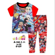 Red beyblade ailubee pyjamas