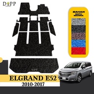 Nissan Elgrand E52 Car Mat Car Mat/ Nissan Elgrand 2010-2017 Vermicellimie (7 Seater)