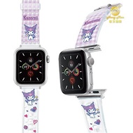 三麗鷗系列 酷洛米 Apple Watch PVC 果凍透明錶帶 KU 馥郁莓果