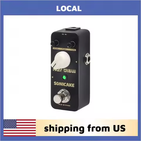 SONICAKE Local Fuzz Guitar Effect Pedal Fazy Cream Vintage Fuzz Pedal True Bypass shipping from US