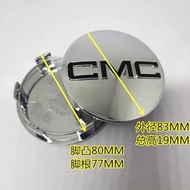 New model Suitable for GMC Hub Modified CMC Center Cover GMC Hub Cover 77/80/83MM Electroplating Whe