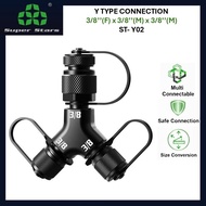 Y Connection ST-Y02 3/8''(F) x 3/8''(M) x 3/8''(M) Superstars