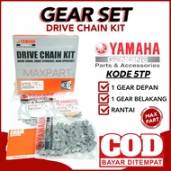 GEAR SET DRIVE CHAIN KIT GEARSET FULLSET WHEEL CHAIN5tp YAMAHA JUPITER Z 2005 2009 F1ZR VEGA OLD lam