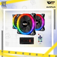 AIGO DARKFLASH FAN CASING DR12 PRO 3in1 DOUBLE RGB FANRing - TRIPLE PACK