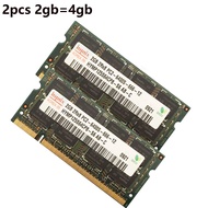 4GB 2PCS 2GB DDR2 800 800MHz PC2-6400 200Pin Laptop Notebook SODIMM Memory RAMs