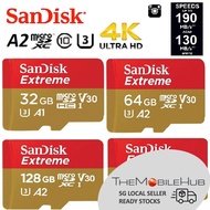 SanDisk Extreme 32GB 64GB 128GB 256GB 400GB V30 4K Up to 190MB/S MicroSD Micro SD Card Memory Card Camera Drone GoPro