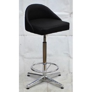 High Stool with backrest , bar stools in high chrome finish, height 72cm suitable for counter 90 to 