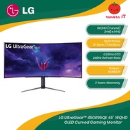 LG 45GR95QE 45" UltraGear™ OLED Curved Gaming Monitor WQHD with 240Hz