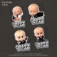 BABY BABY boss boss Sticker BABY In-Car Safety Warning Sticker Car Rear Reflective Car Sticker