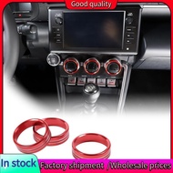 Stock-For BRZ / 86 2022 2023 Car Air Conditioning Knobs Switch Ring Trim Replacement Parts Interior 