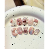 Kitty Melody cute short nails hand-worn nails