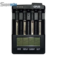 OPUS BT-C3100 V2.2 Universal Four Slots Smart Rechargeable Battery Charger *Z [superecho.my]