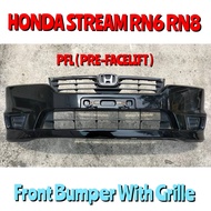 Honda Stream RN6 RN8 PFL Front Bumper With Grille / Bumper Depan