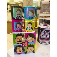 tupperware family mug (1 set 4 pcs)