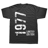 Funny 47th Birthday 47 Years Retro Vintage 1977 T Shirts Graphic Cotton Streetwear Short Sleeve Birt
