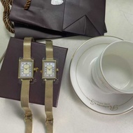 Niche agete Same Style Small Square Watch Watch Female Retro Small Carved Dial Bracelet Watch