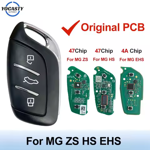 OEM PCB ID47 Chip 4A Chip 433 MHz Samrt Keyless Remote key For MG MG6 MG5 MG4 HS EHS ZS EV ZX GT Roe