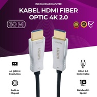 Hdmi Fiber Optic Cable 4K 60M HDMI 2.0 Fiber Optic 18 Gbps 60M Cable HDMI FO 4K 60M