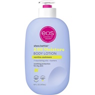 eos vanilla cashmere body lotion shea better 24hr moisture - 16 oz/473 ml