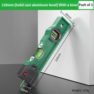 Magnetic Mini Spirit Level Ruler Multi Functional Laser Level Ruler Laser Level Line Tool Horizontal