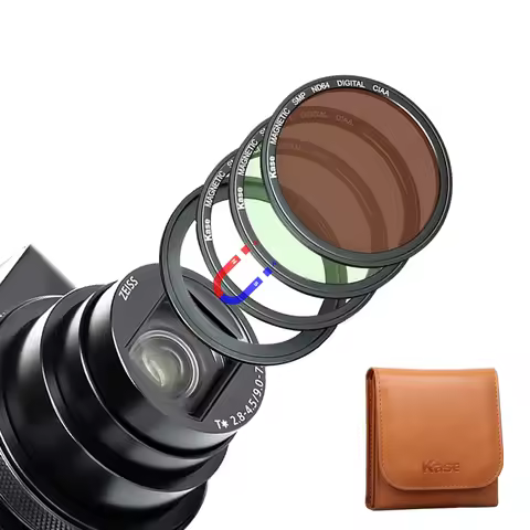 Kase 3 in 1 Wolverine Magnetic Filter Kit UV+CPL+ND for Sony ZV-1 RX100 VII VI V III II / Ricoh GR I