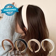 appleinmyeyes Korean Style Wide Brim Headband Fashionable And Simple Wide Headband Accessories Girls