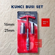 Spark Plug Socket Set 16mm 21mm Flexible 2in1 Spark Plug Shock Socket.