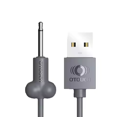 OTOUCH Male Masturbator Original Fast Charging USB Cable Charger Single audio 2.5 charging pin expos