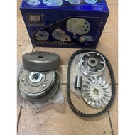 SUZUKI VS125 VS-125 FRONT PULLEY REAR PULLEY +TIMING BELT pulley set COMPLETE full SET TIMING BELTIN