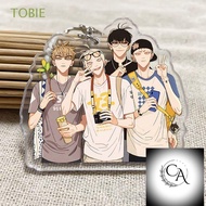 Funny TOBIE 19 Days Cartoon Style Keychain