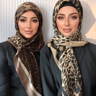 TUDUNG BAWAL PRINTED LEOPARD COTTON VOILE BAWAL Corak BIDANG 45 Tudung Shawl Long Wide Scarf Fashion