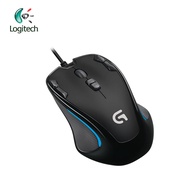 แล็ปท็อป PC เมาส์สำหรับเล่นเกมส์แบบมีสาย G300S Logitech เมาส์เล่นเกม2500DPI ออปติคอล9ปุ่มโปรแกรมได้ช