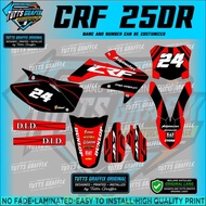 honda crf 250r decals sticker, customizable sticker for CRF 250r