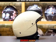 Helm Bell Scout Air Vintage White Half Face Helmet Original Usa