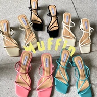 ** Muffin 3 Straps 2-Inch Heels