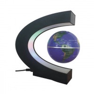 3寸C形自轉磁懸浮地球儀 - 藍色