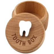 Tooth Fairy Box 3D Carved Wooden Box Tooth Fairy Box Decorative Accessories for Boy or Girl