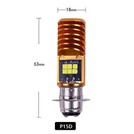 1PC T19 Led รถจักรยานยนต์ไฟหน้า H6 P15D H4 BA20D H6M Moto ไฟ6000K Super Bright มอเตอร์สกูตเตอร์ Moto