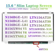 15.6'' lcd matrix For lenovo y560 U550 Z500 Z501 Z505 laptop lcd screen display 1366*768 40pin