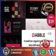 Dabble Creative Agency & Portfolio WordPress Theme + Demo Activation