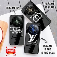 Softcase Glass Kaca Realme 12, 12 Plus, 12 Pro, 12 Pro Plus (T57)