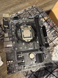 Intel i5-9400F + MSI H310M Pro-M2 Plus + Patriot Viper DDR4 8GB 2400MHz 一條
