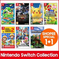 [1+1] Nintendo Switch BEST GAMES Collection ★ SUPER SMASH / POKEMON / SUPER MARIO / ZELDA YOSHIS