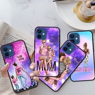 Case For Apple iPhone 12 Pro Max 11 XR XS X 8 7 6S 6 SE20 12mini Cover Black Fundas TPU Woman Fashio