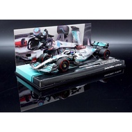 [MASH] Minichamps 1/43 Mercedes-AMG F1 W13 63 2022 Hungary Station Pole Position